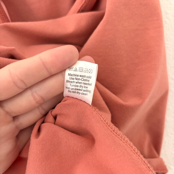 Me to We Salmon Halter Crop Top - Picture 9 of 9